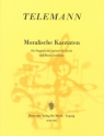 Moralische Kantaten f�r Singstimme und Bc