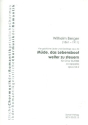 M�de, das Lebensboot weiter zu steuern op.54,2 f�r gem Chor a cappella Partitur