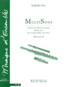 MultiSons vol.B 15 pi�ces ru r�petoire classique adapt�es pour 3 et 4 flutes traversi�res