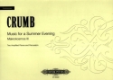 Music for a Summer Evening for 2 amplified pianos and percussion score (2 players) large size