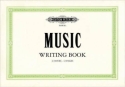 Music Writing book 6 staves (Systeme)