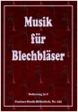 Musik f�r Blechbl�ser f�r 2 Blasinstrumente in C Spielpartitur