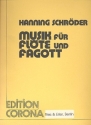 Musik f�r Fl�te und Fagott Stimmen
