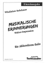 Musikalische Erinnerungen f�r Akkordeon Einzelasugabe