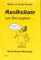 Musikzitate Zum (Ton) angeben