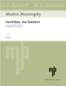 Mussorgskij, Modest Savichna, ma lumi�re f�r Bariton und Klavier