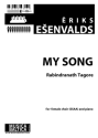 My Song for female chorus (SSAA) and piano chorus Score