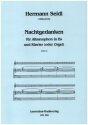 Nachtgedanken f�r Altsaxophon und Klavier (Orgel)