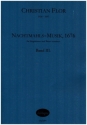 Nachtmahls=Musik, 1676 Band 3 f�r Gesang und Bc Partitur (Bc ausgesetzt)