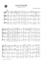 Nachtmusik D848 f�r M�nnerchor a cappella Partitur