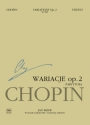 National Edition vol.17 A 15a Variations on La ci dar�m la mano op.2 for piano and orchestra score