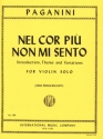 Nel cor piu non mi sento for violin solo