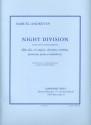 Night Division pour 7 instruments (fl alto, cor angl, clar, trombone, perc, piano, contrebasse), partition