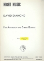 Night Music for accordion and string quartet score and parts