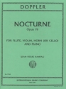Nocturne op.19 for flute, violin, horn (or cello) and piano 5 parts