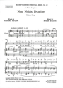 Non Nobis, Domine f�r Chor unisono und Klavier Chorpartitur