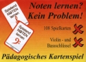 Noten lernen kein Problem P�dagogisches Kartenspiel