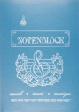 Notenblock DIN A4 hoch 12 Systeme  