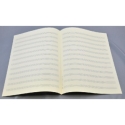 Notenpapier Bach-Format hoch 12 Systeme 24x32,5 cm (5 B�gen)