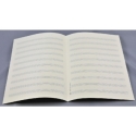 Notenpapier DIN A4 hoch 10 Systeme 21x29,7 cm (5 B�gen)