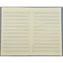 Notenpapier Oktav-Format hoch 12 Systeme 17x27 cm (5 B�gen)