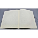 Notenpapier Quart-Format hoch 16 System 27x34 cm mit Hilfslinien (5 B�gen)