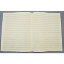Notenpapier Quart-Format hoch 20 Systeme 27x34 cm ohne Hilfslinien (5 B�gen)