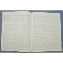Notenpapier Quart-Format hoch 4x4 Systeme 27x34 cm ohne Hilfslinien Systeme Quartett (5 B�gen)