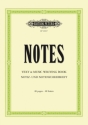 Notes: Text and Music Writing Book  Notiz- und Notenschreibheft