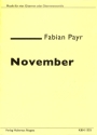 November f�r 4 Gitarren Partitur und Stimmen