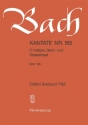 O heilges Geist- und Wasserbad Kantate Nr.165 BWV165 Klavierauszug (dt)