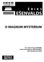 O Magnum Mysterium for mixed chorus (SSATBB), water-tuned glasses and crystal bowls vocal score (la)
