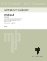 Obikhod f�r 4 M�nnerstimmen (M�nnerchor) und Streichorchester Studienpartitur (kyr/russ)