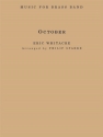 October for brass band score and parts