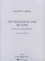 Of Challenge and of Love f�r Sopran und Klavier Partitur (en)