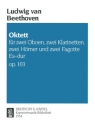 Oktett Es-Dur op.103 f�r 2 Oboen, 2 Klarinette, 2 H�rner und 2 Fagotte Stimmen