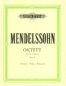 Oktett Es-Dur op.20 f�r 4 Violinen, 2 Violen und 2 Violoncelli Stimmen