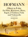 Oktett F-Dur f�r Fl�te, Klarinette, Horn, Fagott und Streichquartett Partitur und Stimmen