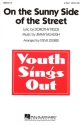 On the sunny Side of the Street for 2-part chorus and piano choral score