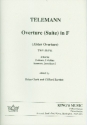 Ouvert�re (Suite) in F TWV 55:F11 (Alster-Ouverture) for 4 horns, 2 oboes, 2 violins, bassoon, (continuo) score