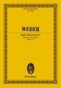 Ouvert�re zu Der Freisch�tz WEVC.7 f�r Orchester Studienpartitur