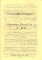 Ouverture A-Dur Nr.6 f�r Streichorchester Partitur und Stimmen (2-2-2-2)
