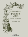 Pachelbel Canon for violin, viola and piano score and parts