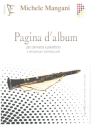 Pagina d'album (+Audio Download) per clarinetto e pianoforte e versione per clarinette solo