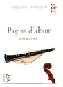 Pagina d'album for clarinet and strings score and parts