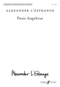 Panis angelicus for female choir S(A) and organ choral score