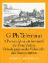 Pariser Quartett e-Moll Nr.5 f�r Fl�te, Violine, Viola da gamba (Violoncello) und Bc,   Stimmen