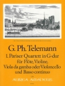 Pariser Quartett G-Dur Nr.1 f�r Fl�te, Violine, Viola da gamba (Violoncello) und Bc
