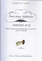Parthia B-Dur f�r 2 Oboen, 2 Klarinetten, 2 Fagotte und 2 H�rner Partitur und Stimmen