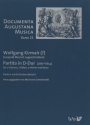 Partita D-Dur (LMV VIII:4) f�r 2 Violinen, 2 Fl�ten, 2 H�rner und Bc Partitur und kritischer Bericht